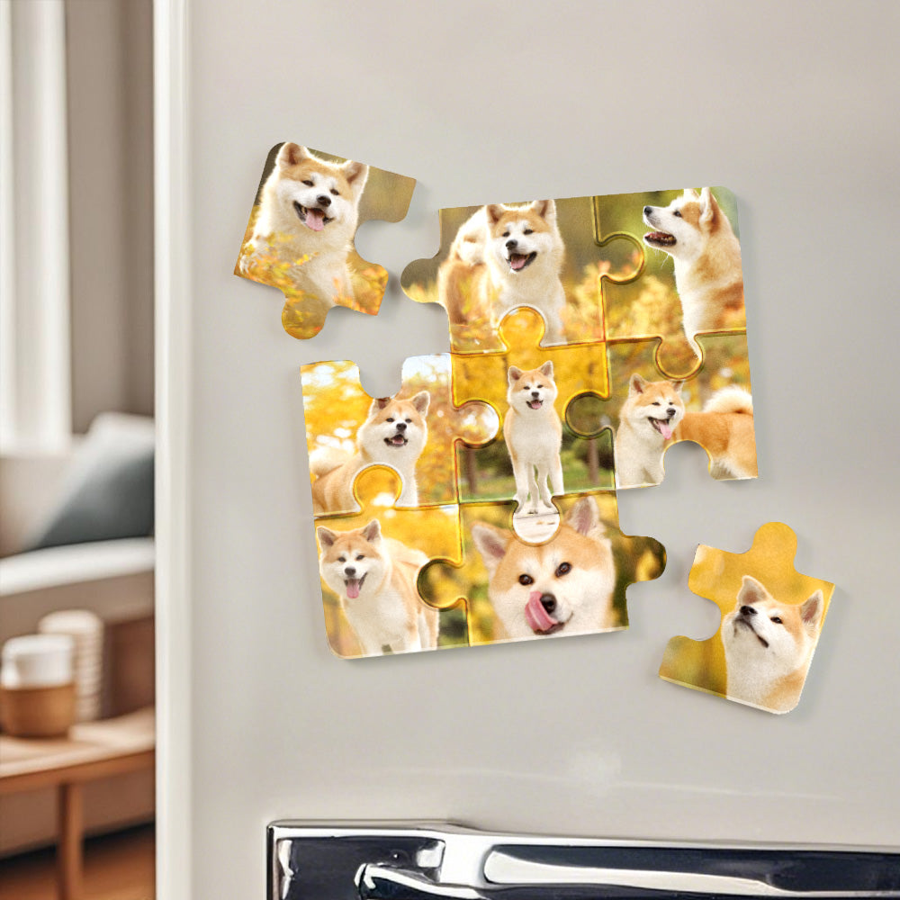 Puzzle Pet Fridge Magnet