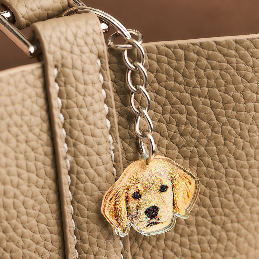 Pet Portrait Keychain