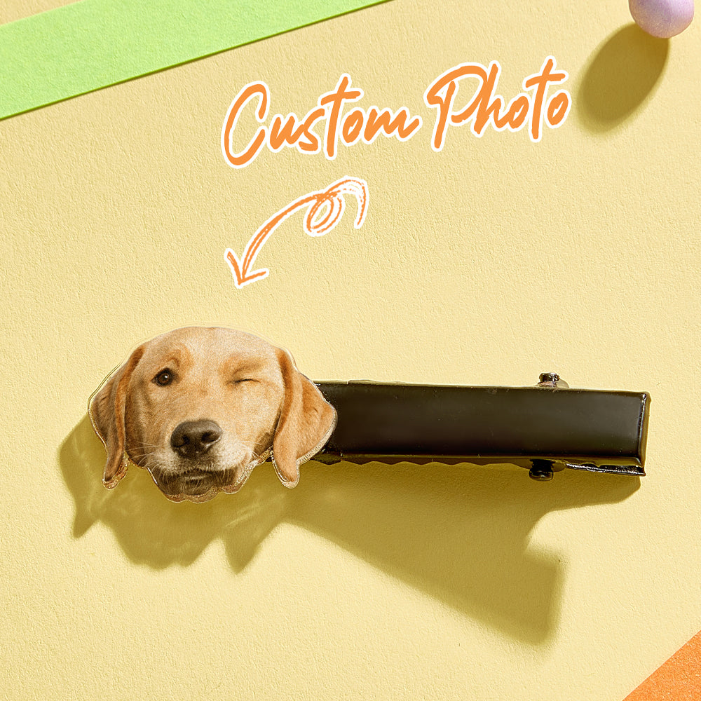 Pet Portrait Hair Clips