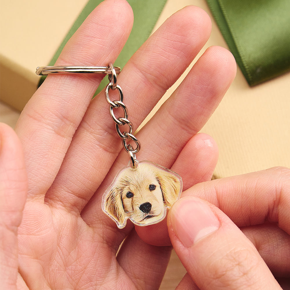 Pet Portrait Keychain