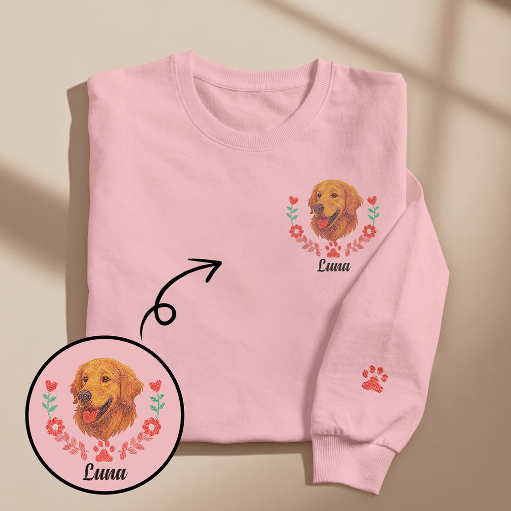 Wreath Pet Sweatshirt