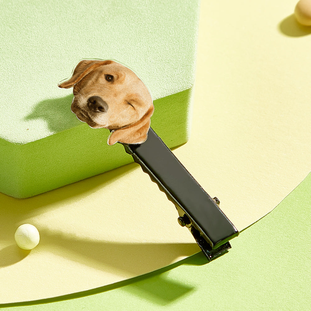 Pet Portrait Hair Clips