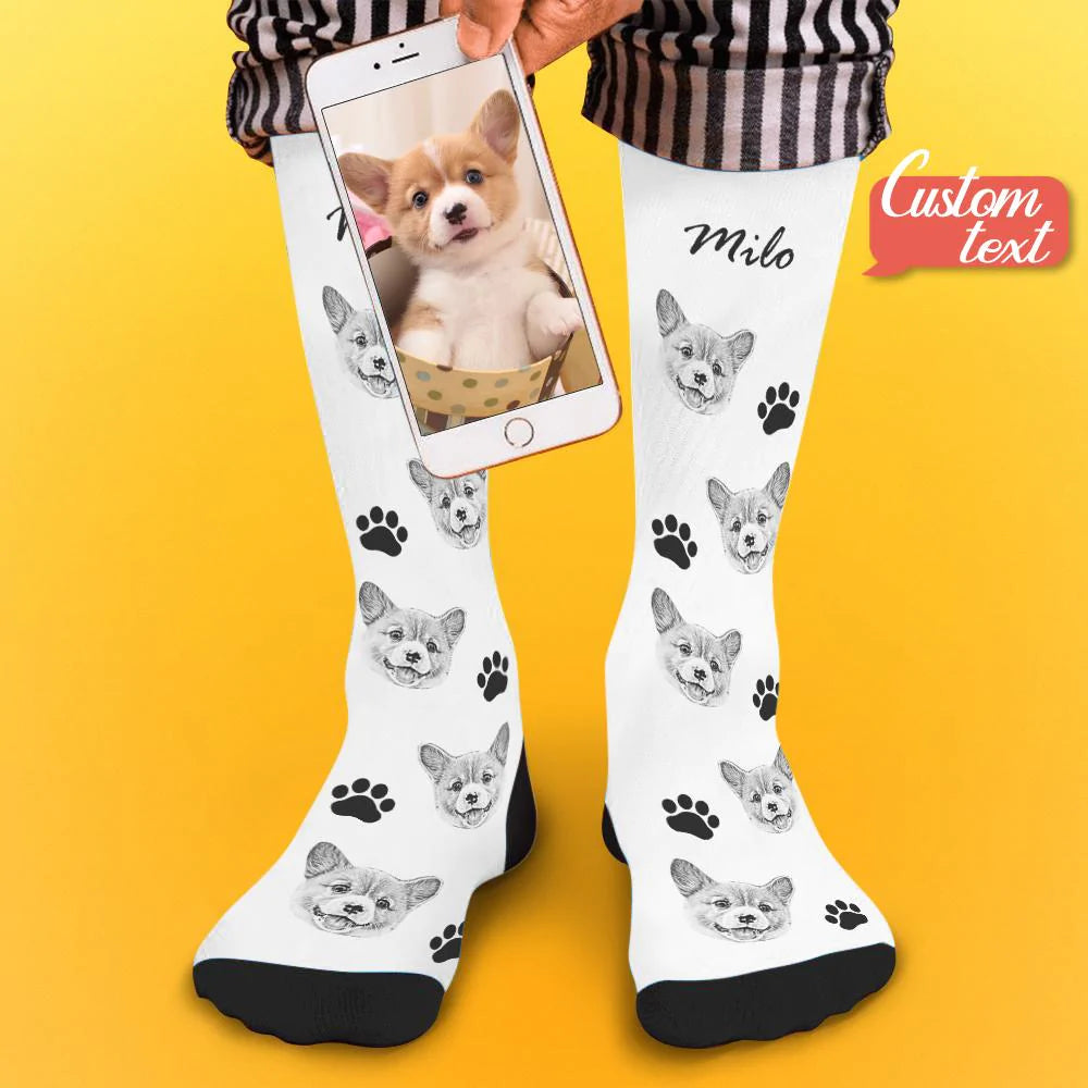 Personalized Pet Photo Socks
