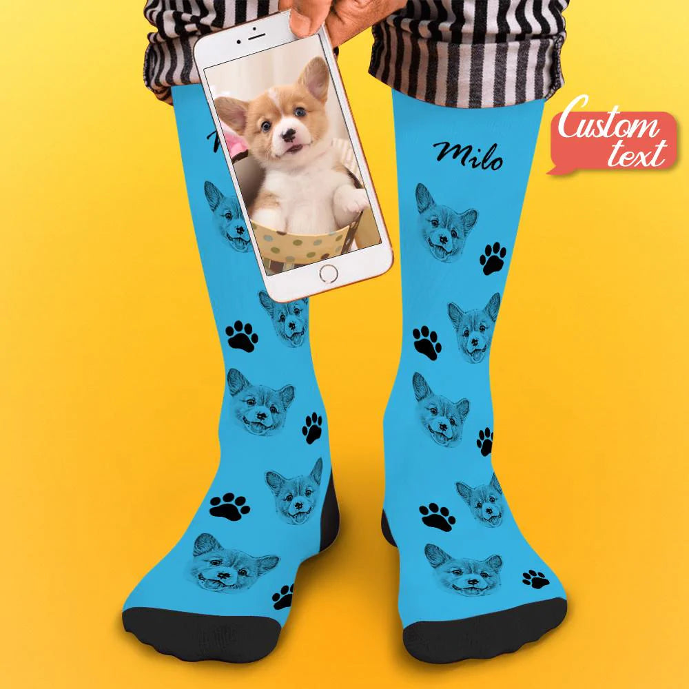 Personalized Pet Photo Socks
