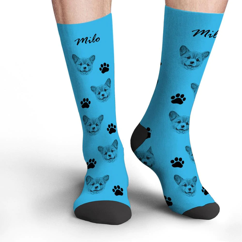 Personalized Pet Photo Socks