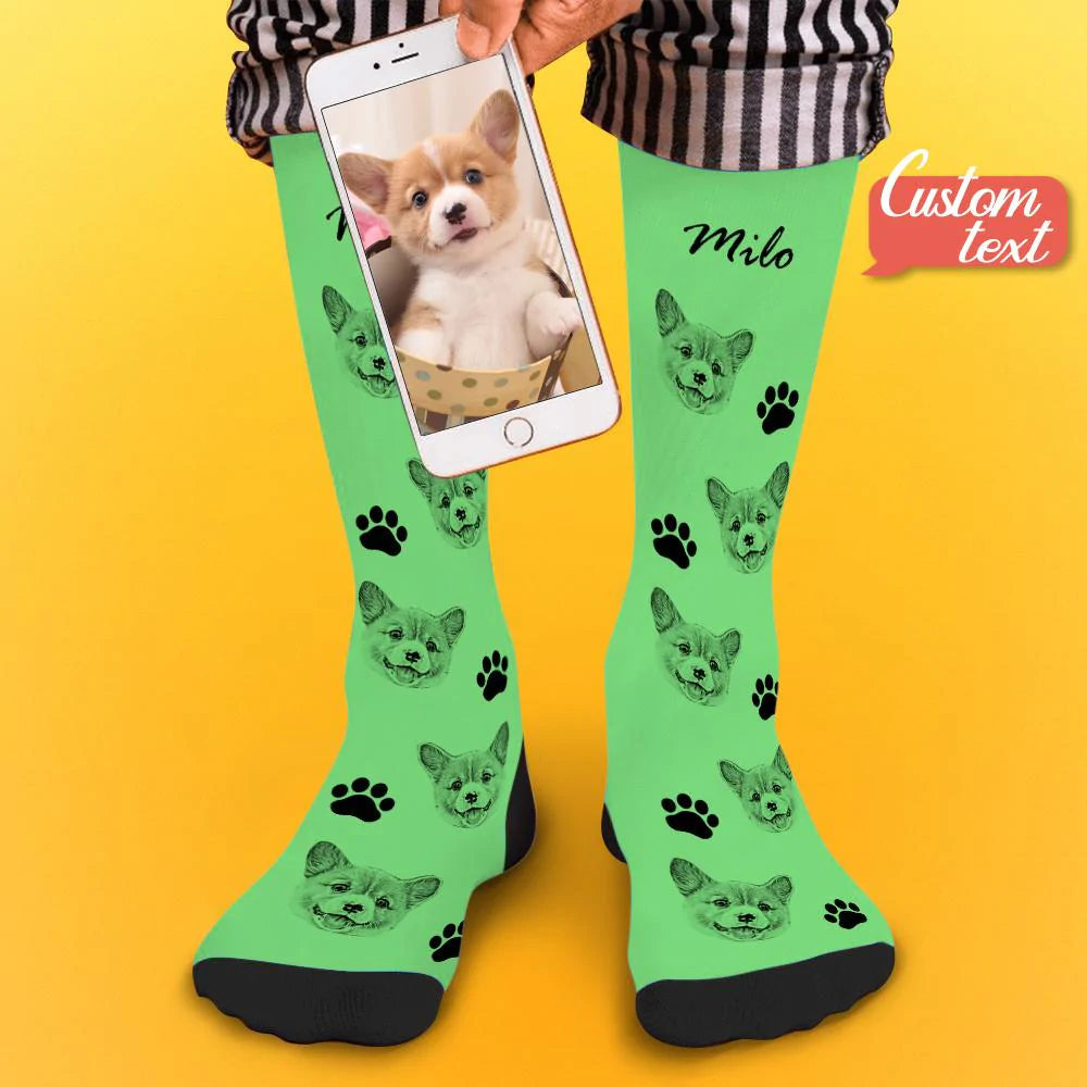 Personalized Pet Photo Socks