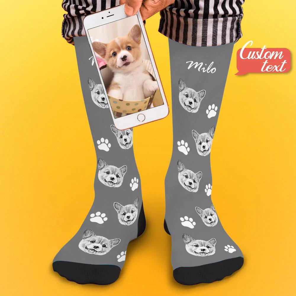 Personalized Pet Photo Socks