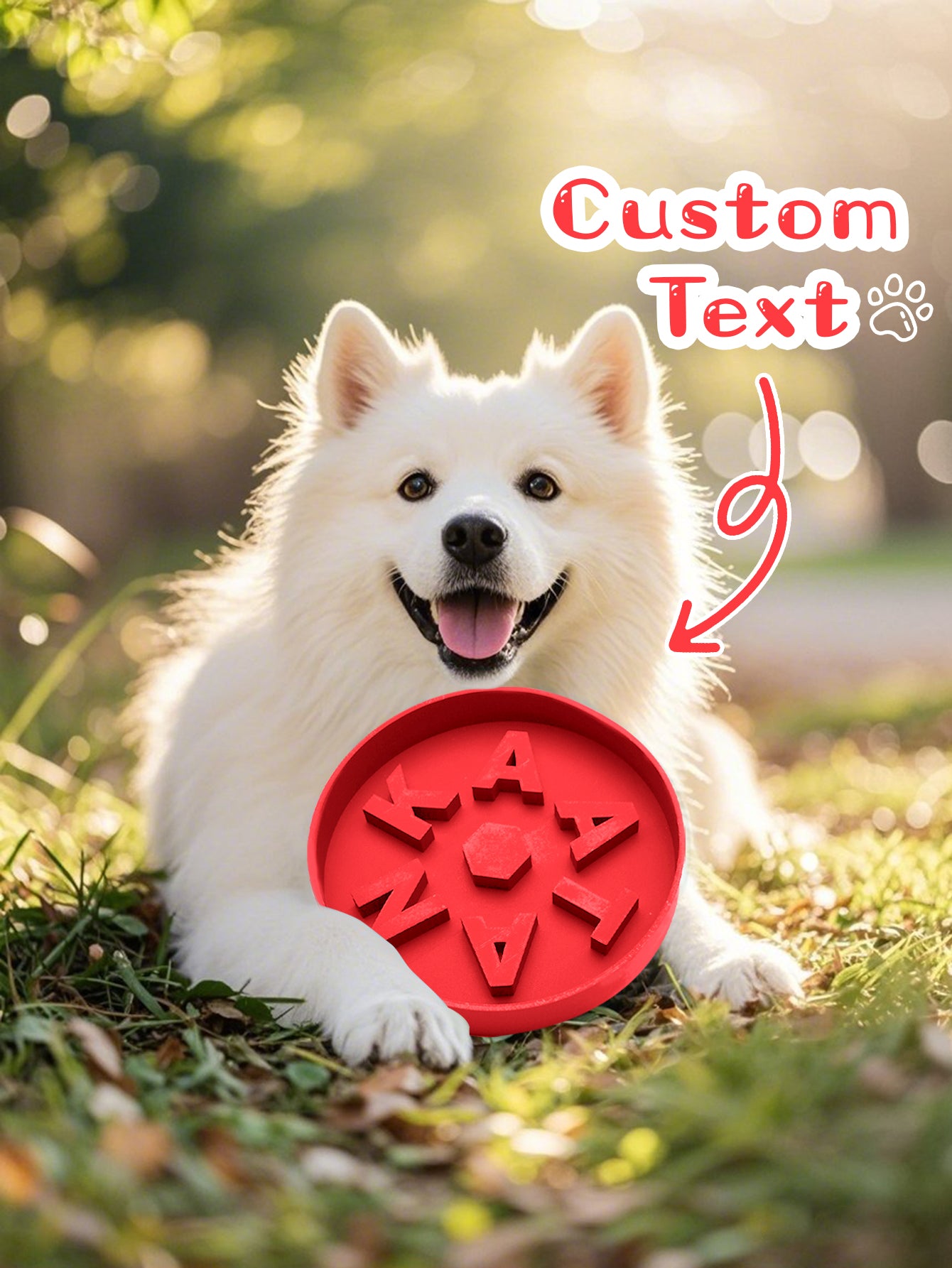 3D Slow Feeder Dog Bowl