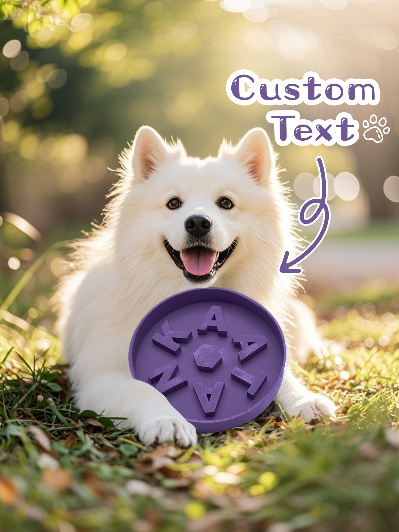 3D Slow Feeder Dog Bowl