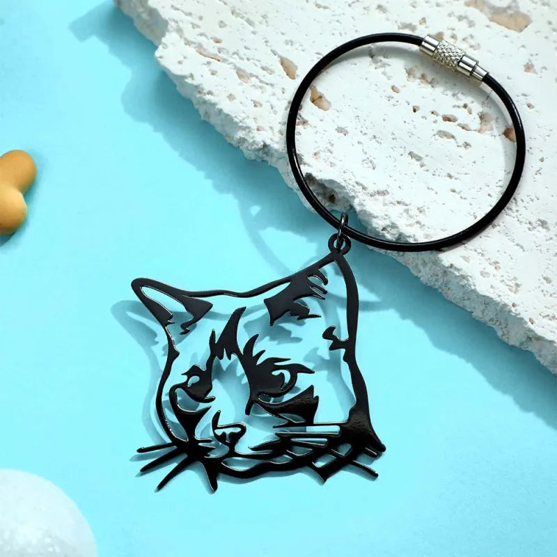 Pet Silhouette Keychain