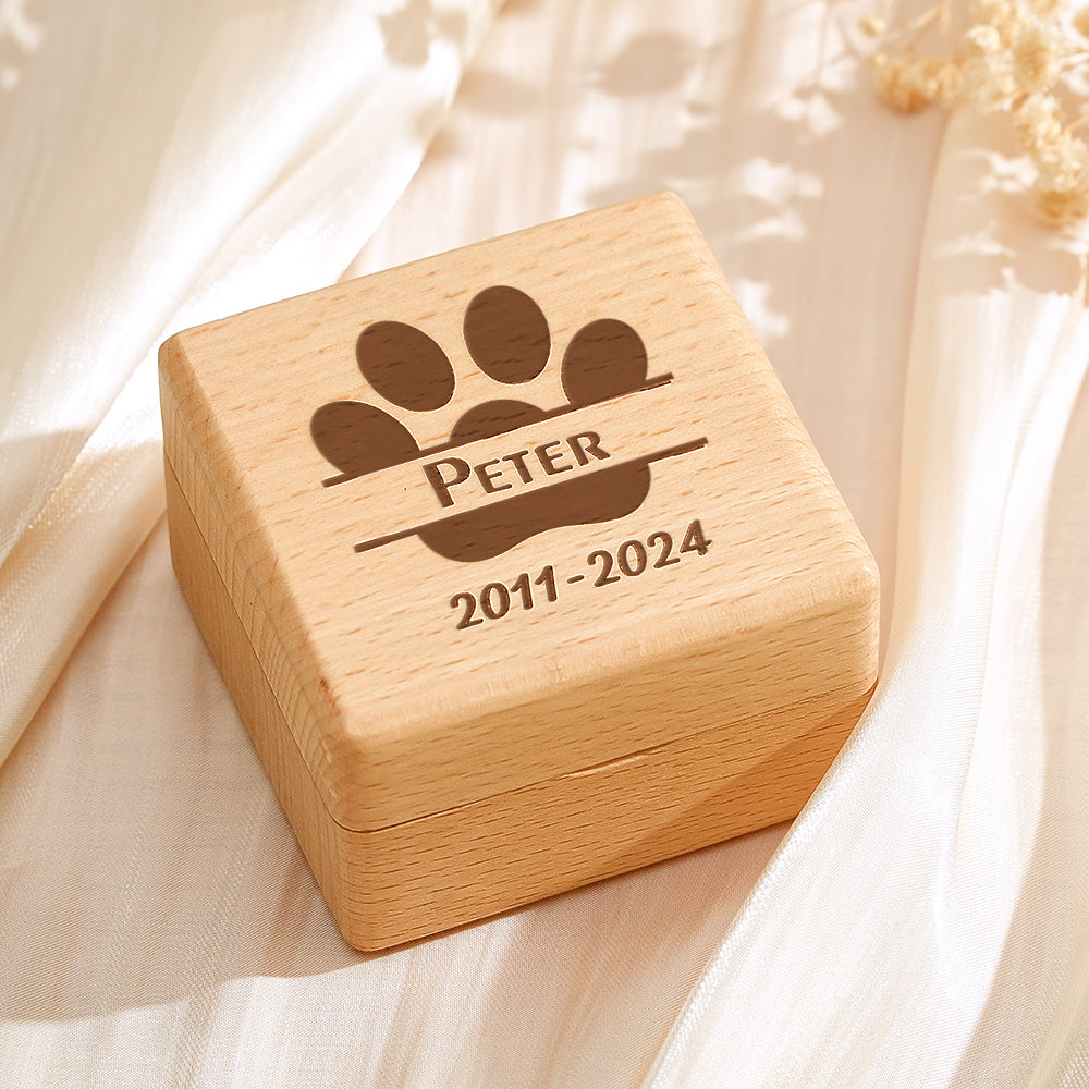 Pet Fur Keepsake Box