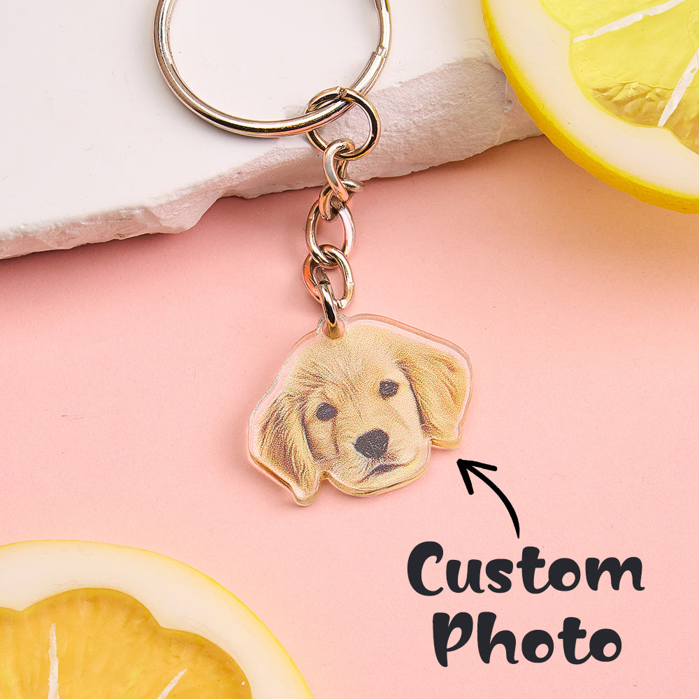 Pet Portrait Keychain