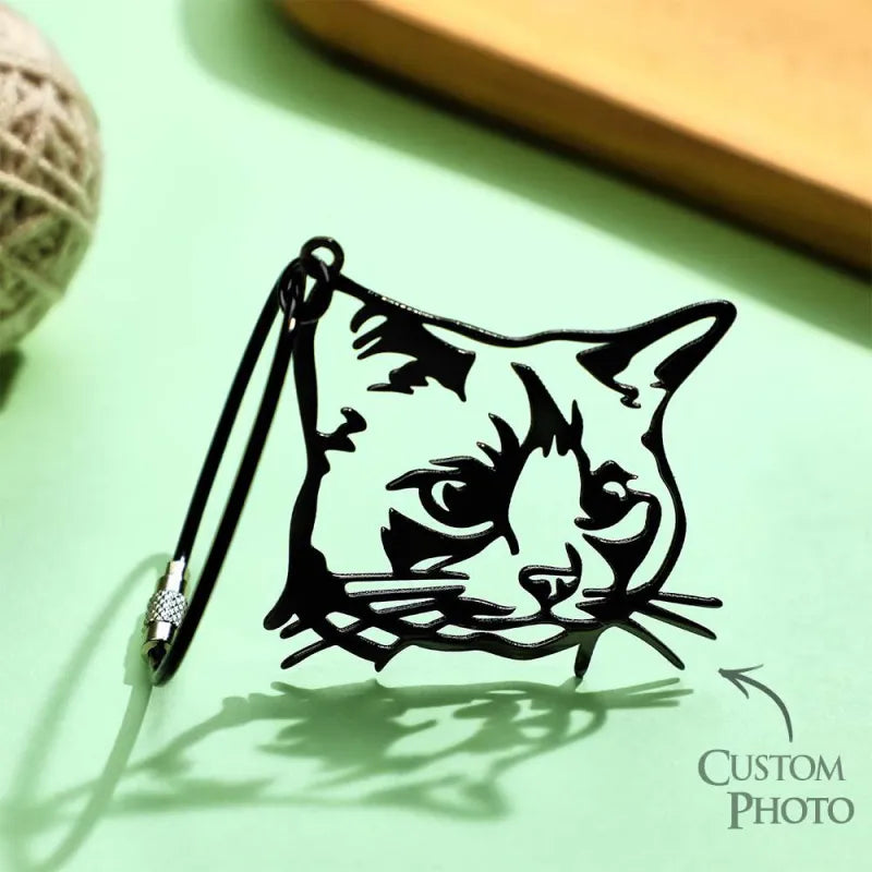Pet Silhouette Keychain