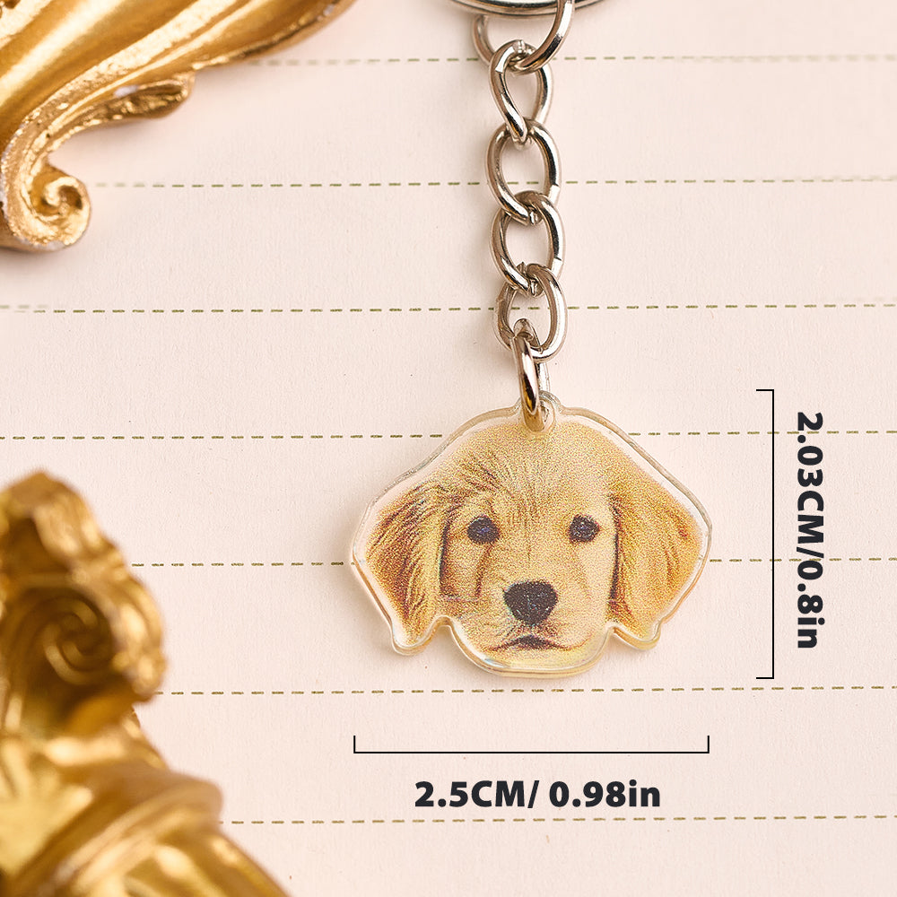 Pet Portrait Keychain